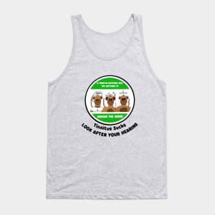 Tinnitus Sucks Hearing Disease Awareness Tank Top